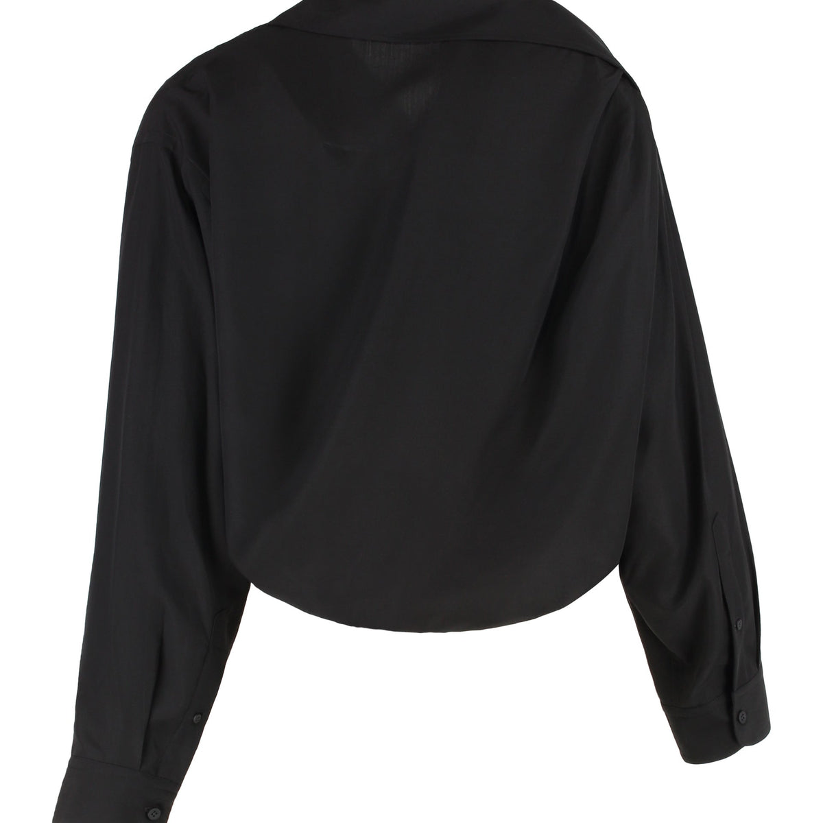 Balenciaga T-Shirts? BALENCIAGA One Shoulder Poplin Shirt Premium Designer Cotton T-Shirt