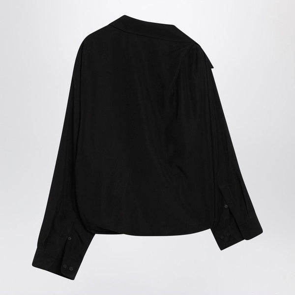 Balenciaga Tops? BALENCIAGA One-Shoulder Fluid Poplin Shirt Premium Designer Casual Top