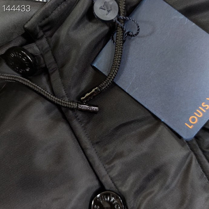Full styled look of Louis Vuitton luxury clothing with everyday silhouette