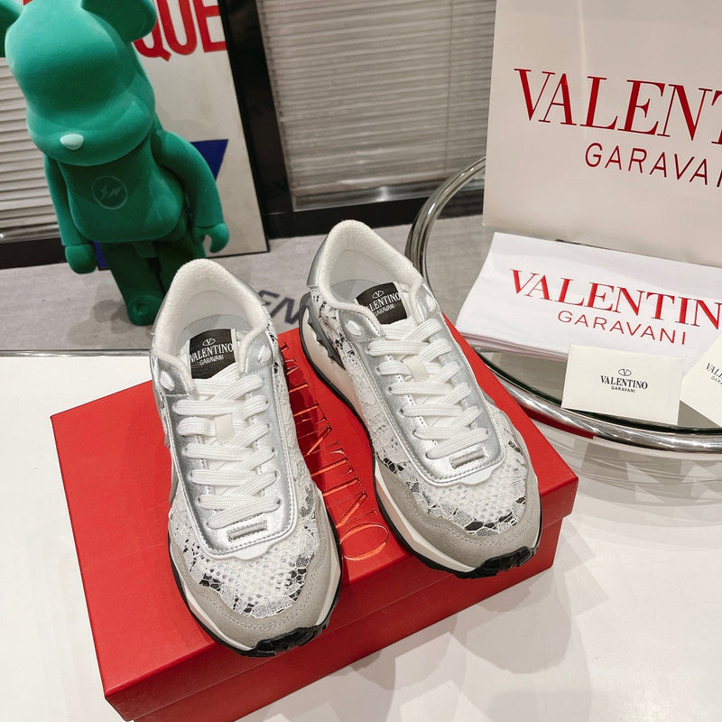 Valentino Garavani designer shoes full view