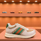 Gucci fresh white-and-black luxury sneakers view 9 streetwear statement look