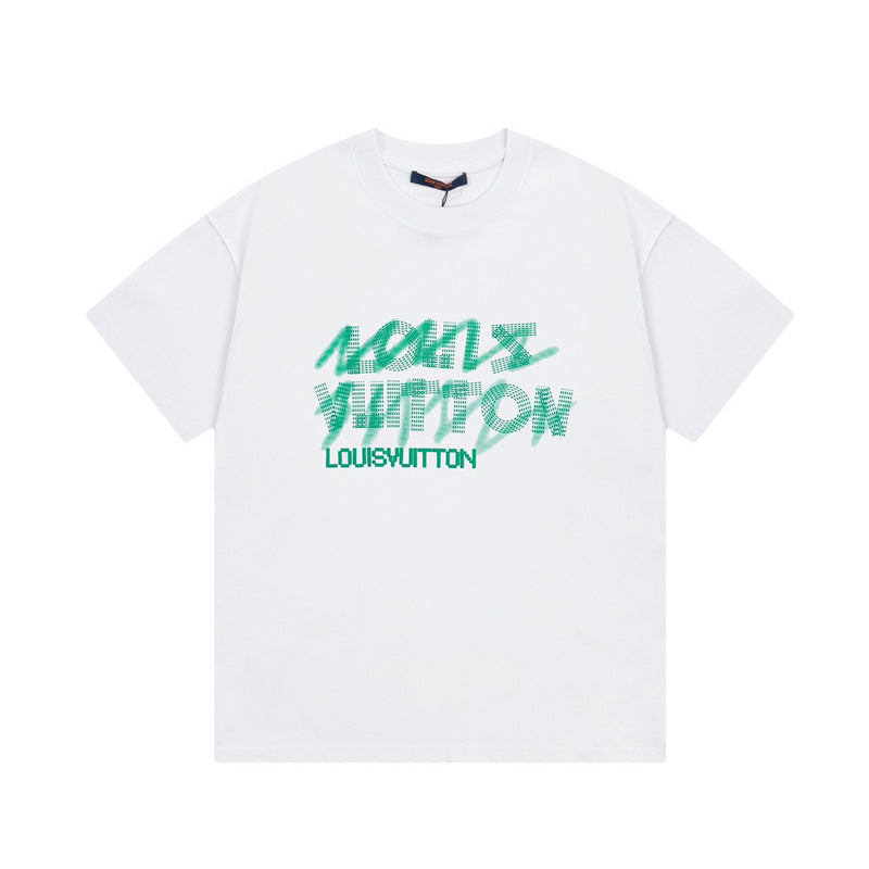 Back view of Louis Vuitton cotton t-shirt with contemporary cut