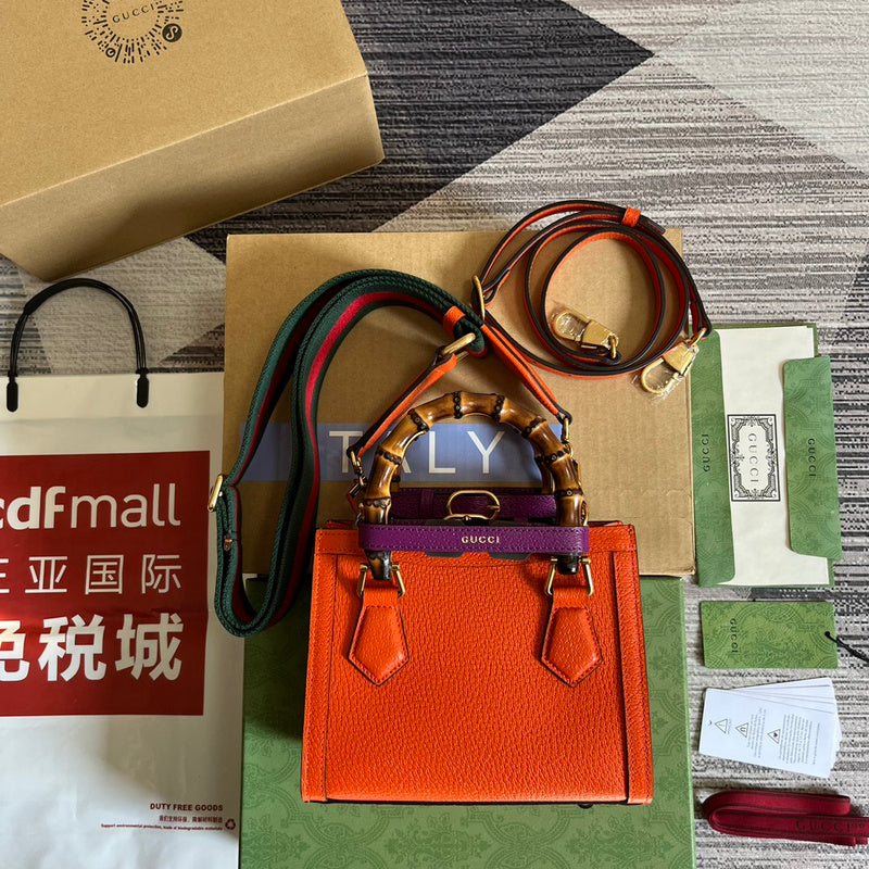 Close-up detail of statement bag design