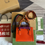 Close-up detail of statement bag design