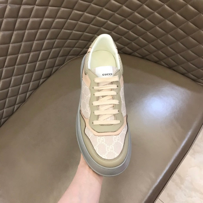 Gucci muted earth tones luxury sneakers view 8 everyday casual design