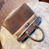 Close-up detail of streamlined bag design