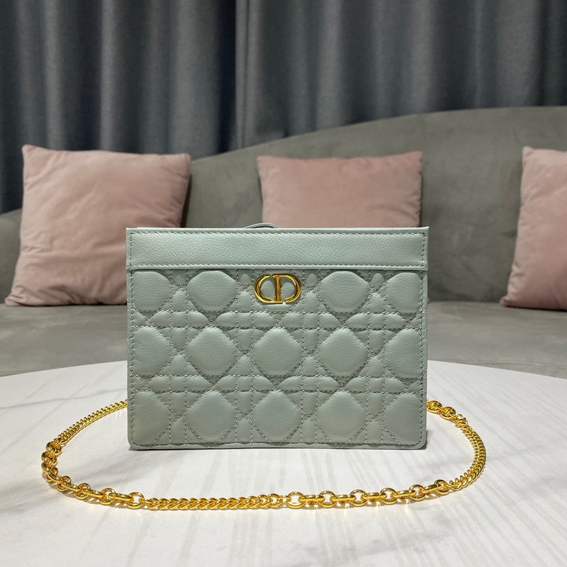 Top view of modern sleek women's handbag – women's designer-style accessory
