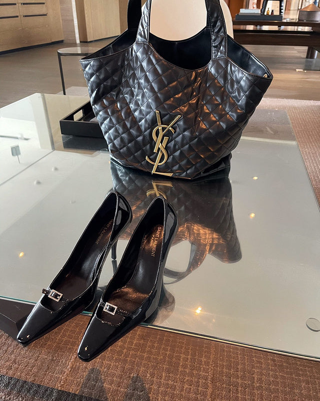 Saint Laurent luxury shoes detail view — premium authentic designer style
