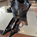 Saint Laurent luxury shoes detail view — premium authentic designer style