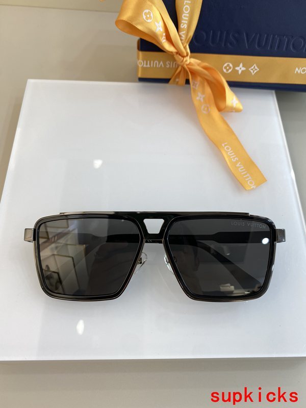 Angled view of Louis Vuitton unisex sunglasses