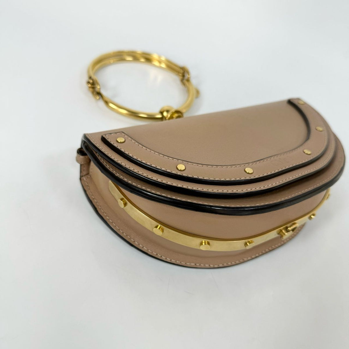 Aureventoria2 elegant leather Handbag flat lay view