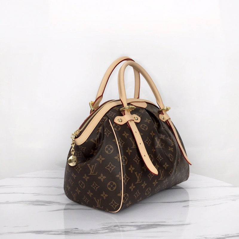 Top view of refined statement women's handbag – women's everyday handbag