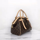 Top view of refined statement women's handbag – women's everyday handbag