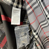 Close-up of Burberry designer clothing craftsmanship
