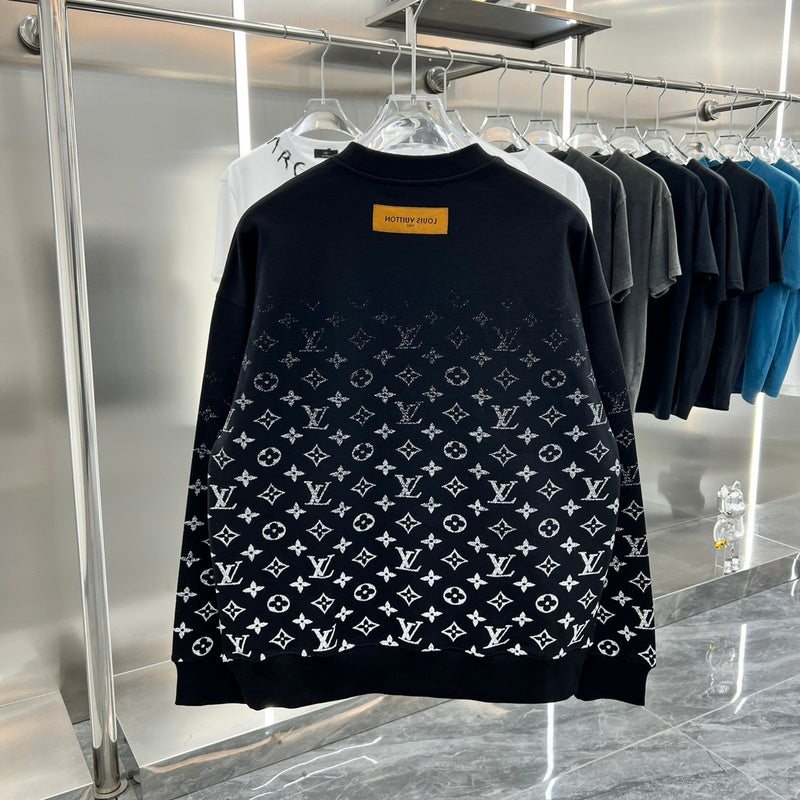 Side profile of Louis Vuitton luxury clothing with contemporary cut