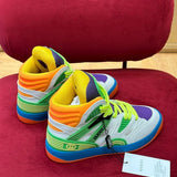 Gucci soft grey luxury sneakers view 6 classic court silhouette