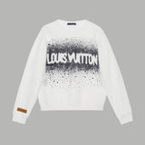 Back view of Louis Vuitton luxury clothing with relaxed-fit cut
