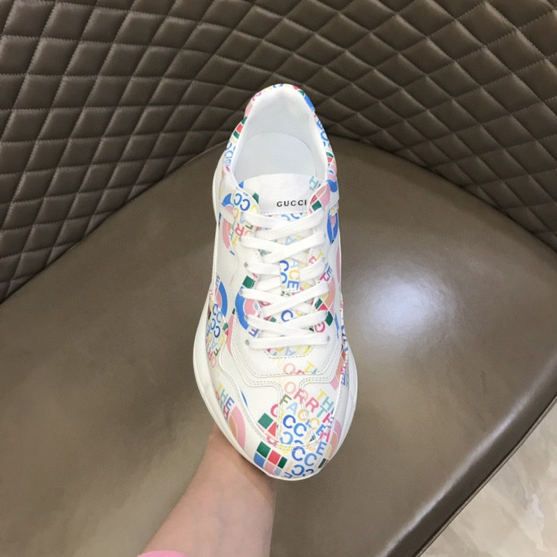 Gucci all-black luxury sneakers view 4 everyday casual design
