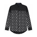 Front view of Louis Vuitton luxury clothing with streetwear-inspired cut