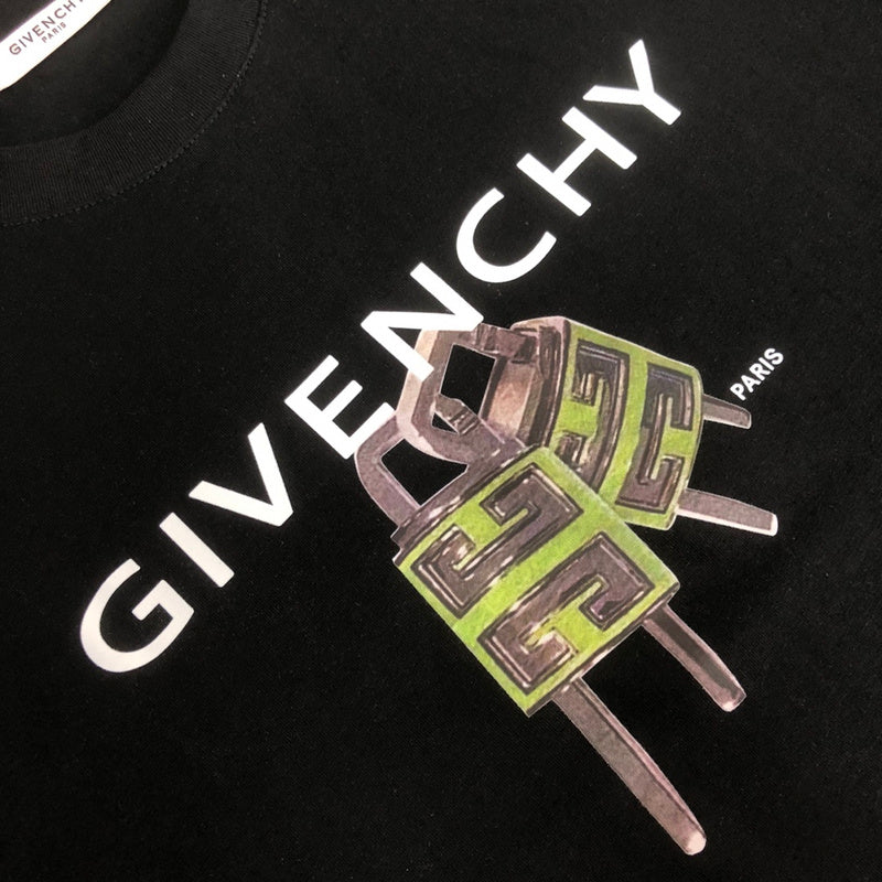 Flat lay presentation of Givenchy luxury clothing with relaxed-fit cut