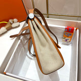 Sophisticated bag shown from front angle