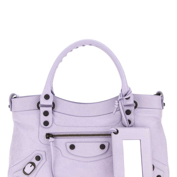 Balenciaga Bags- BALENCIAGA Leather Le City First Handbag - Mini Size Elegant Everyday Designer Handbag