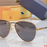 Side view of Louis Vuitton unisex sunglasses