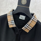 Close-up of Burberry designer clothing craftsmanship