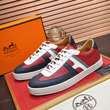 Hermès Beige Slip-On Sneakers - Full Silhouette View