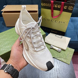 Gucci fresh white-and-black luxury sneakers view 5 minimalist modern build