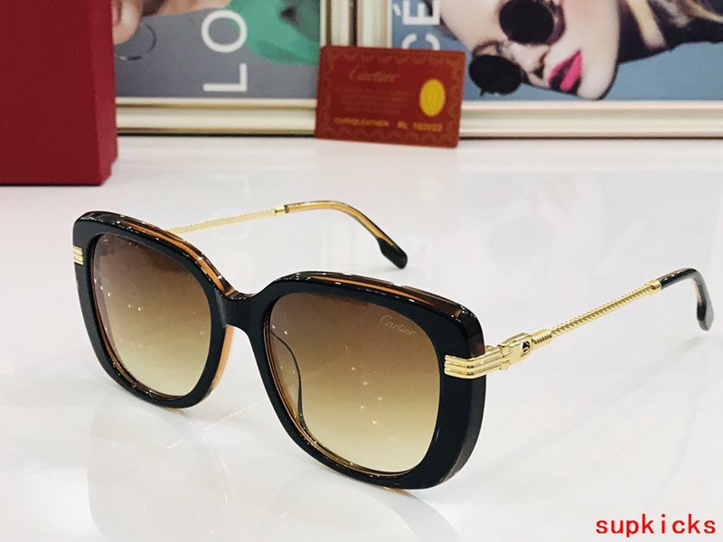 Side view of Cartier unisex sunglasses