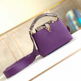 Front view of statement premium women's handbag – women's premium purse