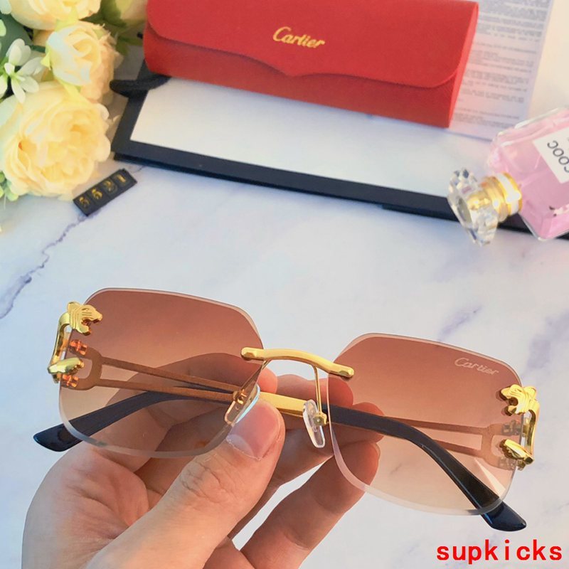 Lifestyle view of Cartier unisex sunglasses
