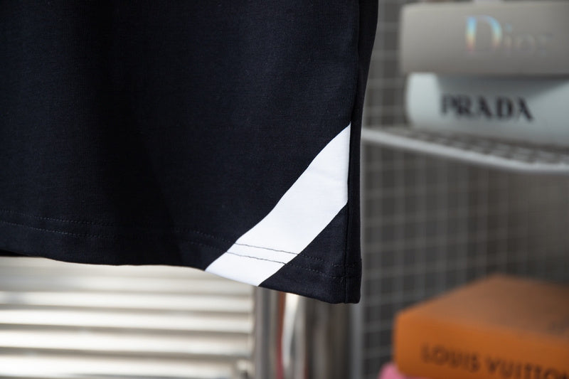 Front view of Louis Vuitton cotton t-shirt with signature branding