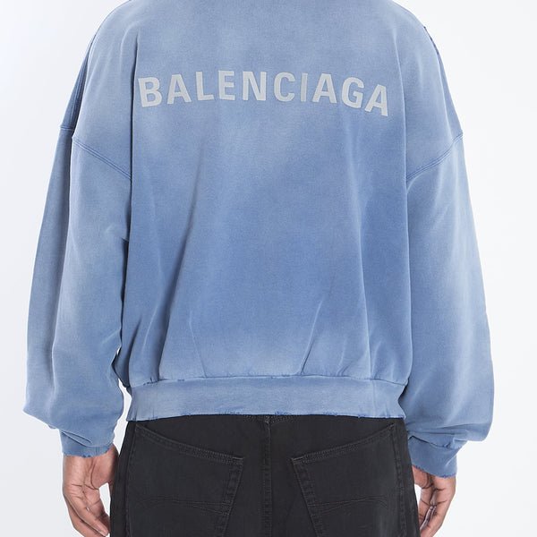 Balenciaga Jackets- BALENCIAGA Distressed Zip Up Jacket - Size 03 Premium Casual Designer Jacket