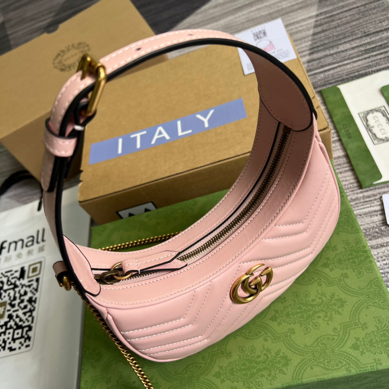 Front view of refined classic women's handbag – women's luxury accessory