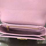 Top view of signature chic women's handbag – women's luxury handbag