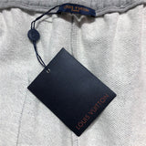 Front view of Louis Vuitton cotton t-shirt with label-forward styling