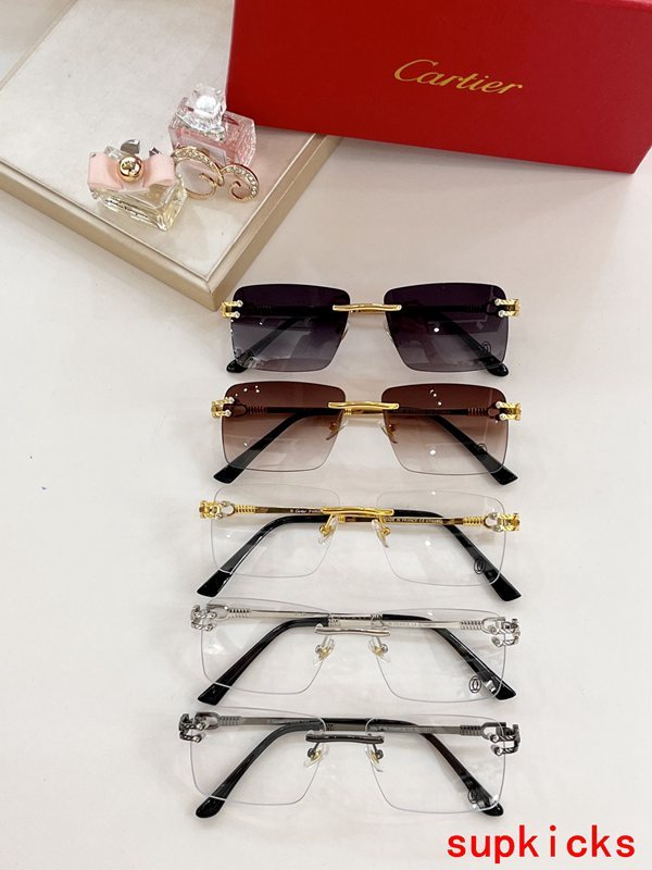 Lifestyle view of Cartier unisex sunglasses