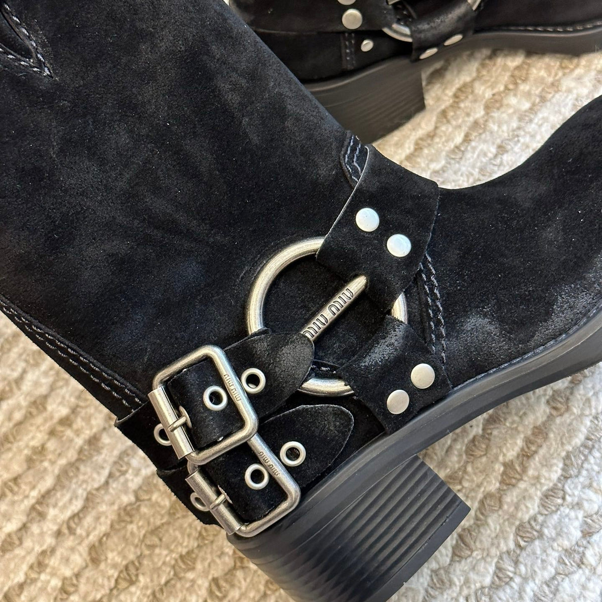 Shoes? Miu M Boots Luxury Lifestyle Designer Footwear