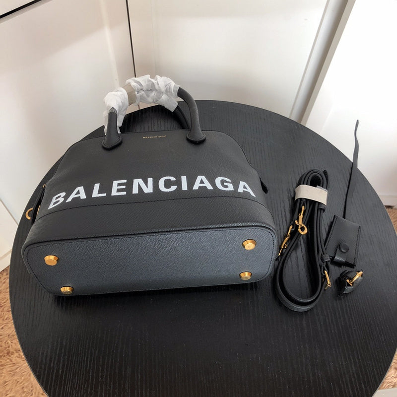 Back view of signature statement women's handbag – women's designer-style accessory