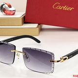 Front view of Cartier unisex sunglasses