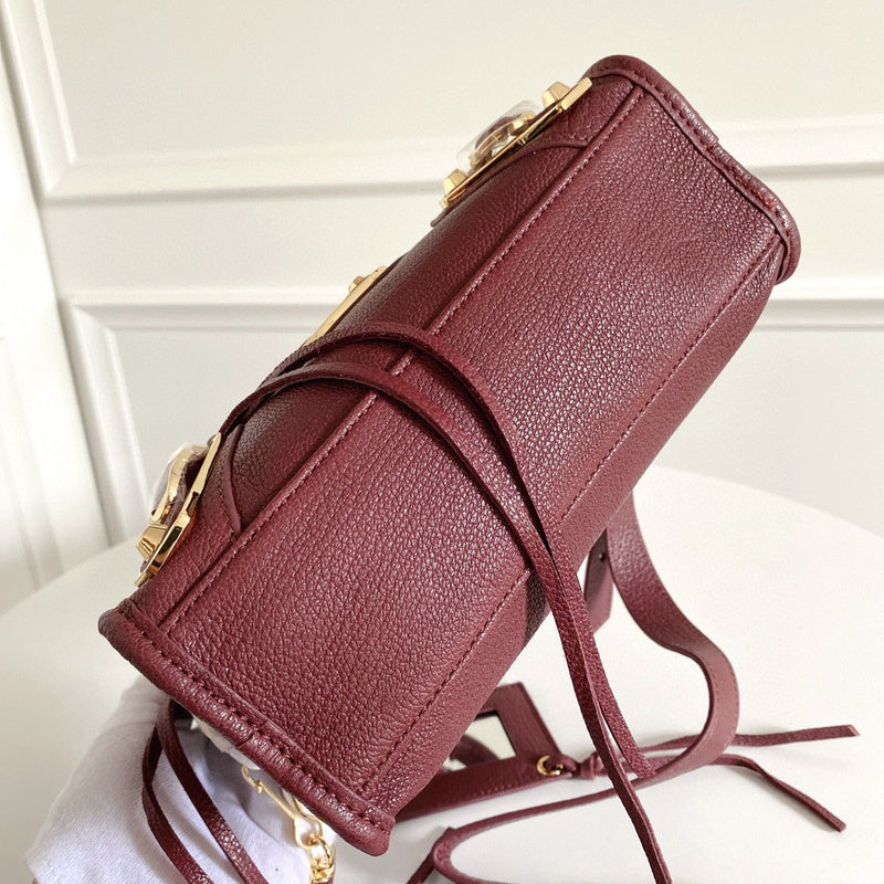 Zivas Charm Signature Style Statement Handbag (Signature Shape & Finish) – Interior View