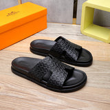 Hermes shoes Style 001 - front view, bold signature style