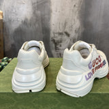 Gucci sneakers detailed view showing premium designer craftsmanship
