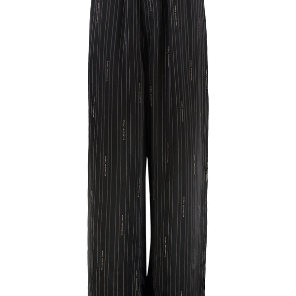Balenciaga Pants- BALENCIAGA High-Waist Wide-Leg Trousers Tailored Everyday Designer Pants