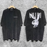 Amiri luxury t-shirt detail shot