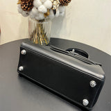 Close-up detail of sophisticated bag design