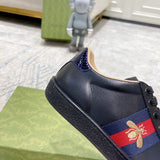 Gucci sneakers detailed view showing premium designer craftsmanship