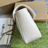 Front view of refined structured women's handbag – women's statement bag